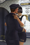Animesex im Flugzeug